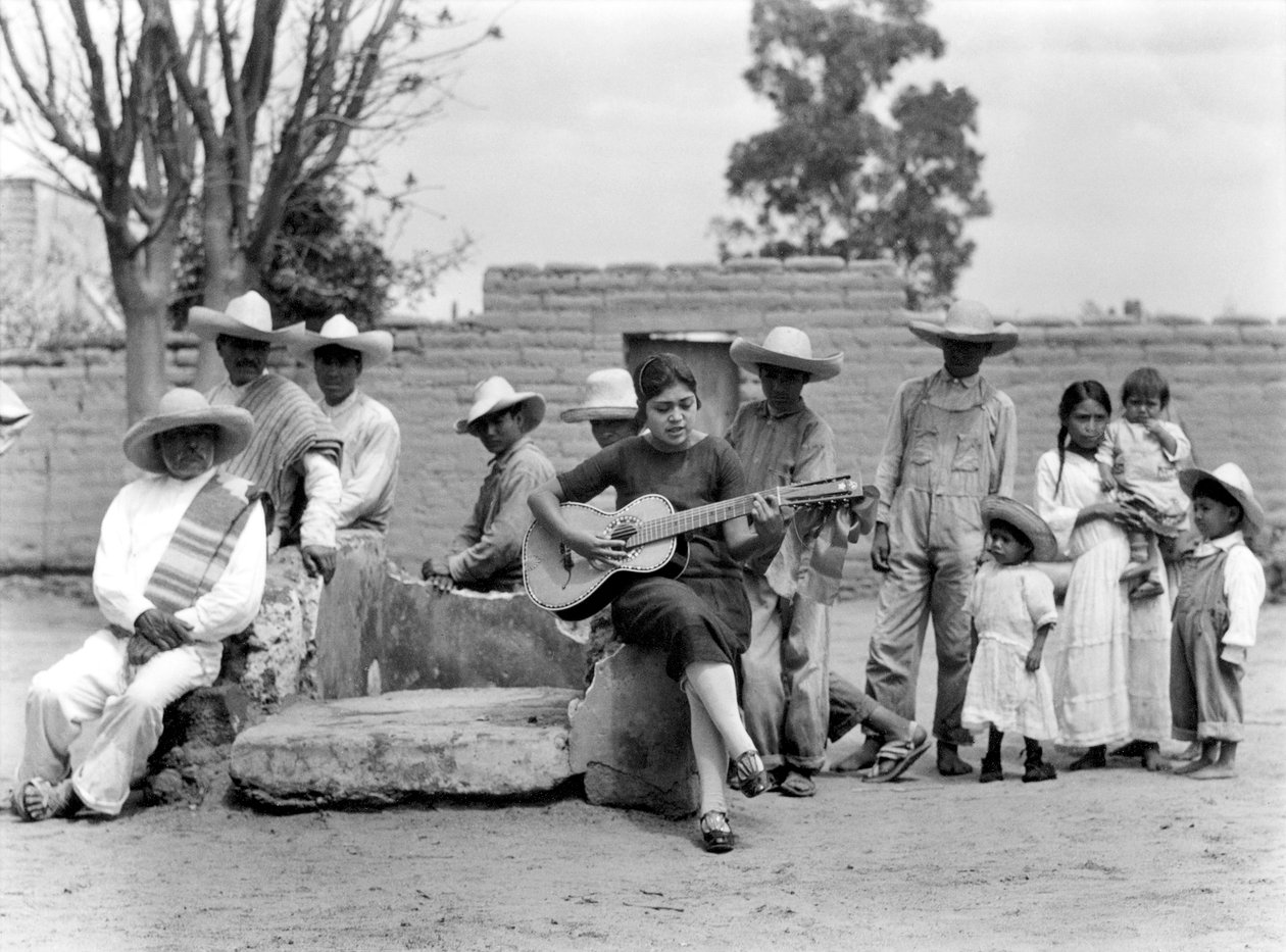 コンチャミッシェル、カンペシーノス、メキシコ、1927年頃 作： ティナ・モドッティ