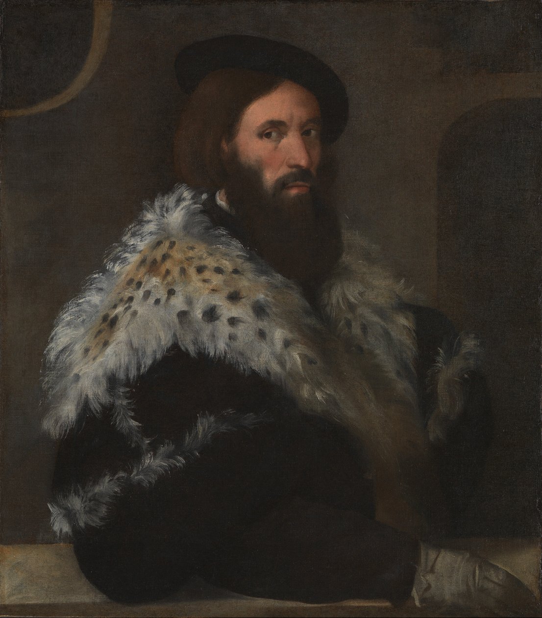 ジロラモフラカストロの肖像、1528年頃 作： Tiziano Vecelli
