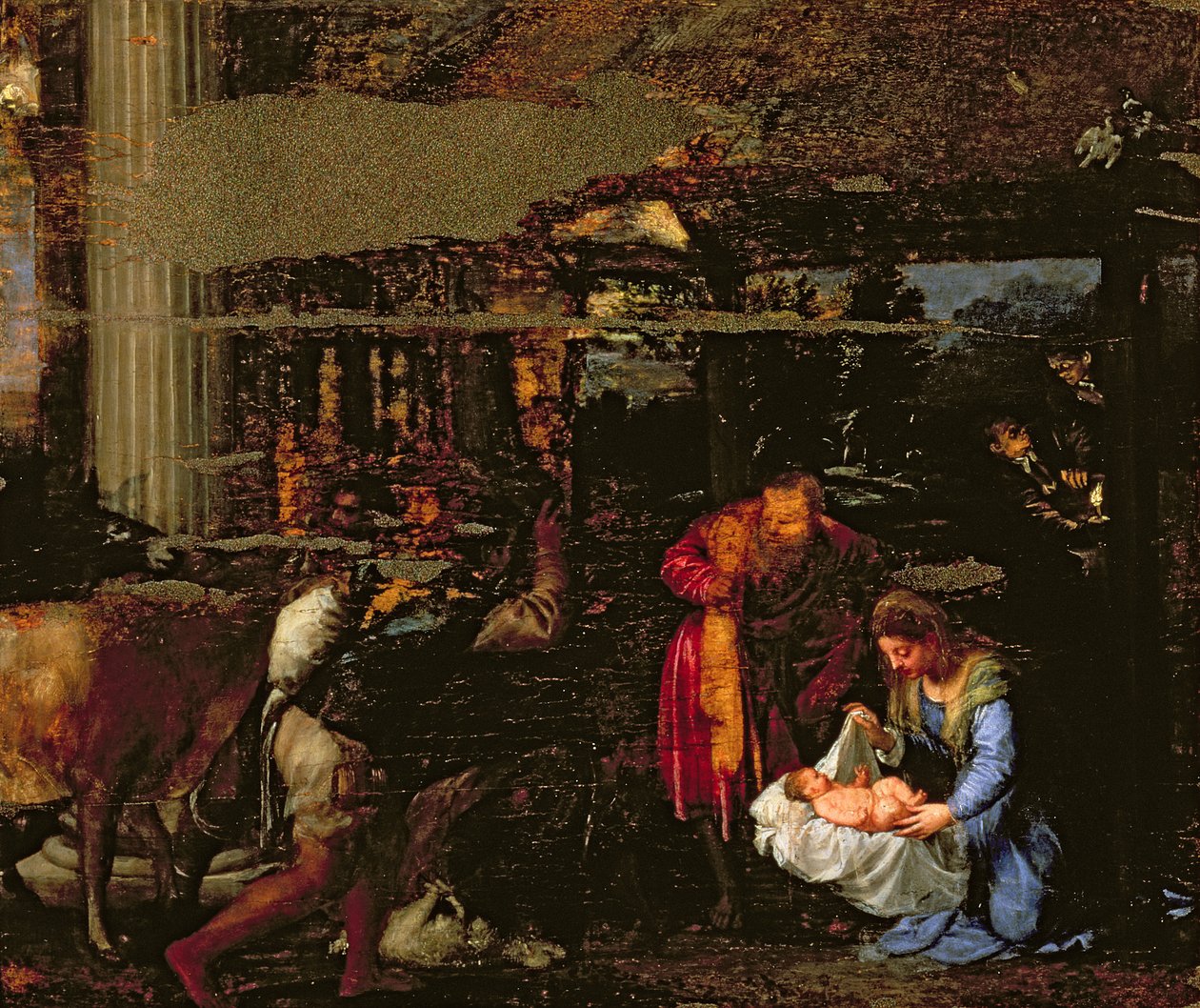 羊飼いの礼拝 作： Tiziano Vecelli