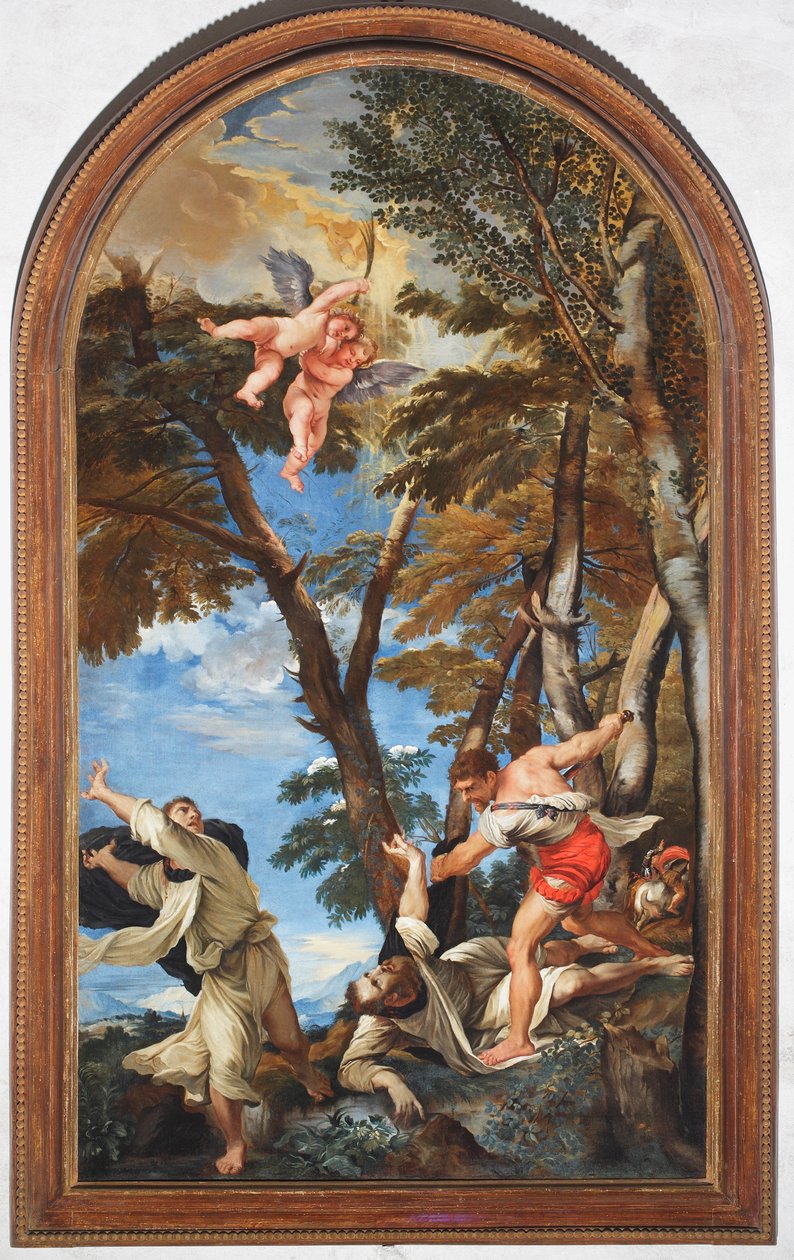 ヴェローナの聖ペテロの殉教（絵画 作： ティツィアーノ（c.1488 1576）（後）