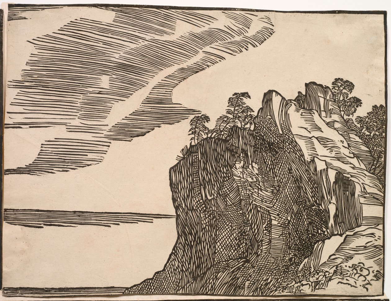 紅海へのファラオ軍の水没 作： ティツィアーノ (c.1488-1576)