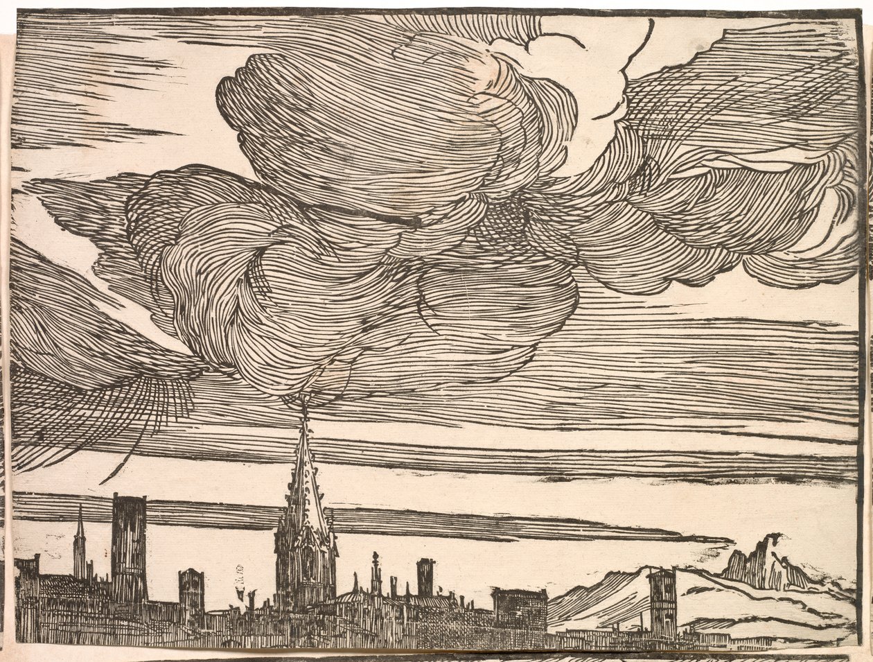 紅海へのファラオ軍の水没 作： ティツィアーノ (c.1488-1576)
