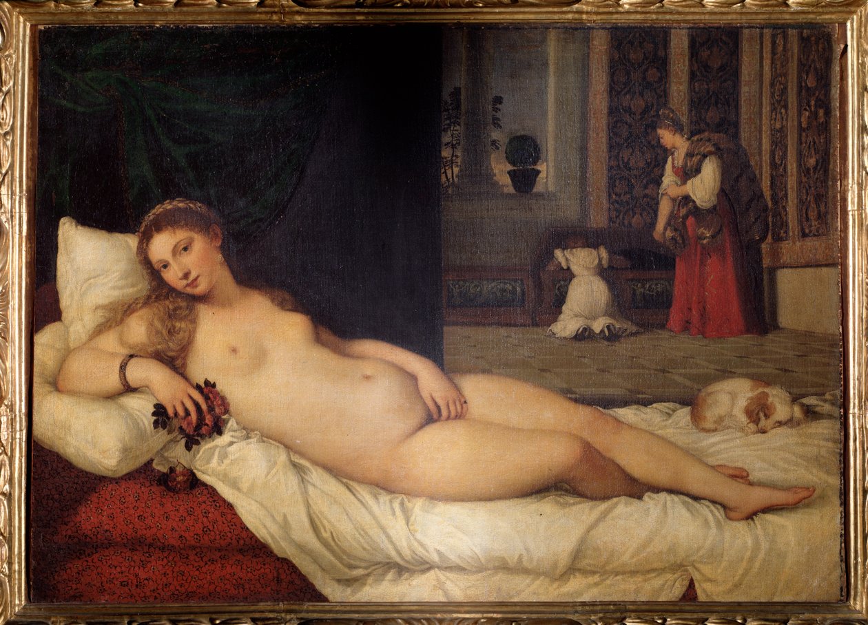 ウルビーノのヴィーナス 作： ティツィアーノ (c.1488-1576)
