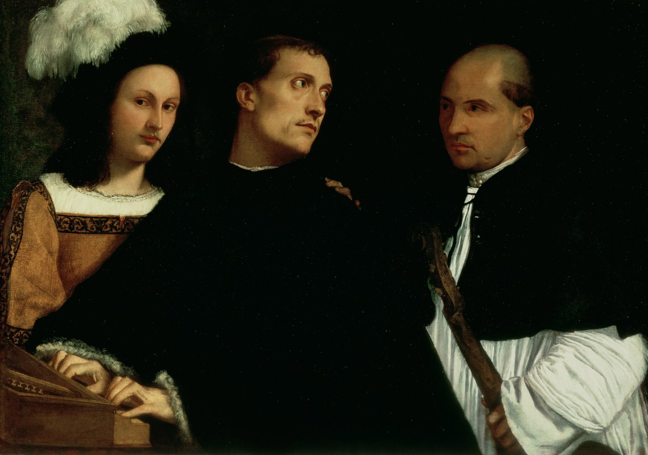中断されたコンサート、1512年 作： Tiziano Vecelli