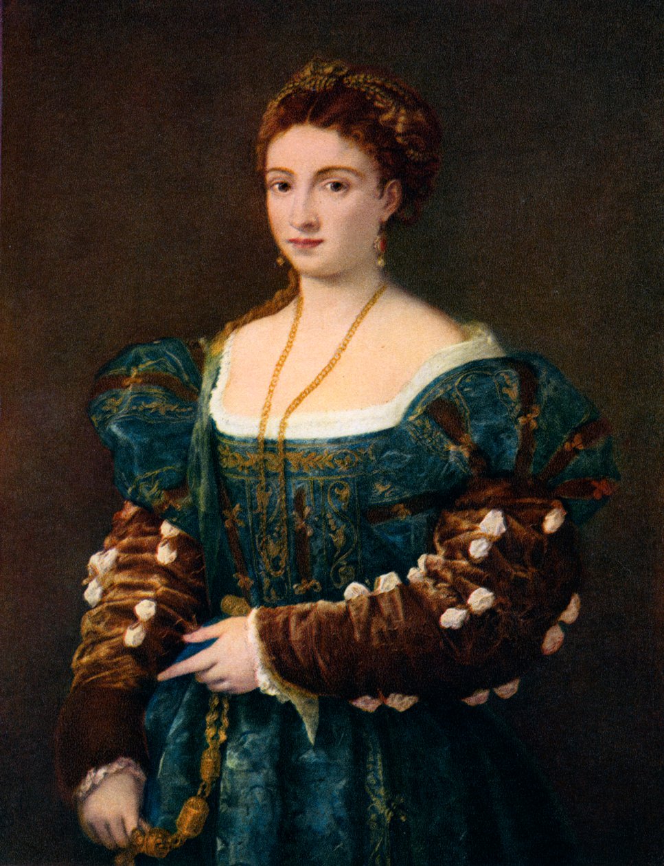 貴族の肖像、またはラベラ、c1536、1937 作： Tiziano Vecelli