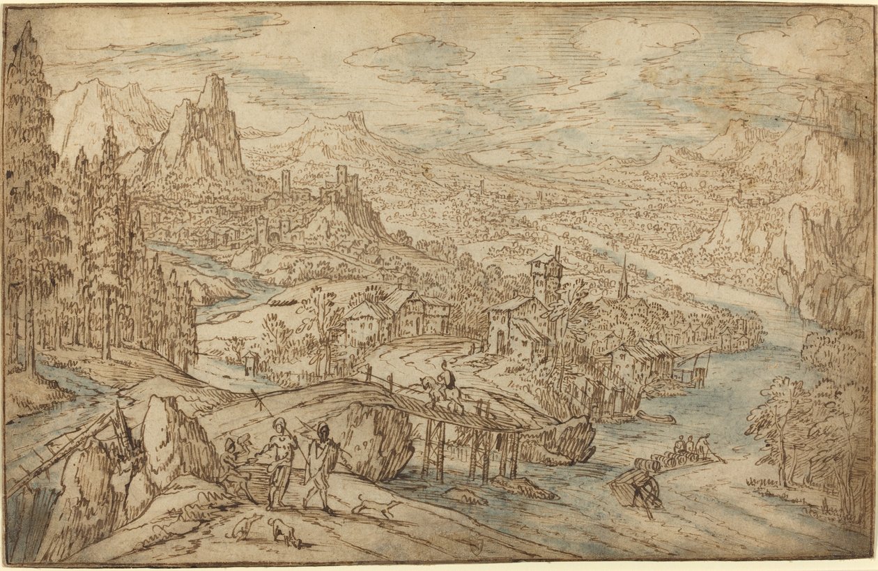 川の風景 作： トビアス・ヴェルヘヒト