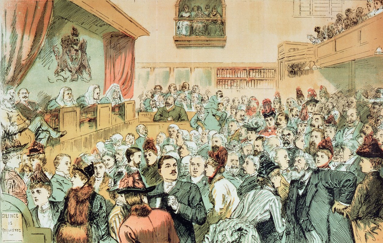 社会委員会、セントから。スティーブンのレビュー王立委員会番号、クリスマス、1888 作： トム・メリー