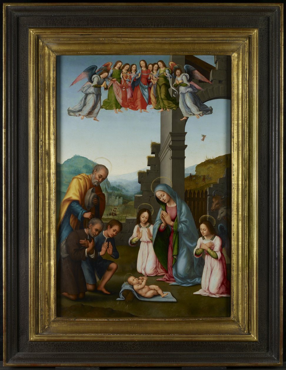 羊飼いの礼拝、1520-40 作： Tommaso di Stefano attr。ルネッティへ