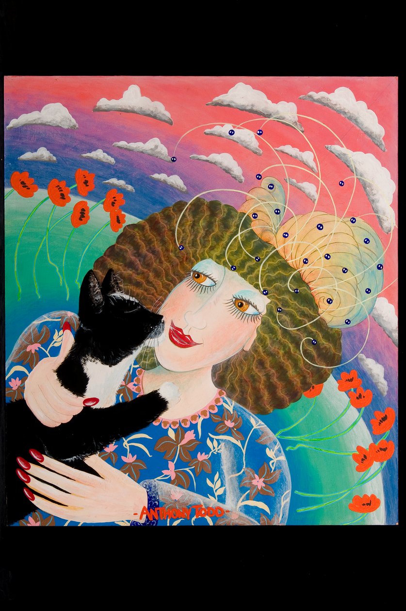 Binkies and Poppies、2010（ボード上のアクリル） 作： トニー・トッド