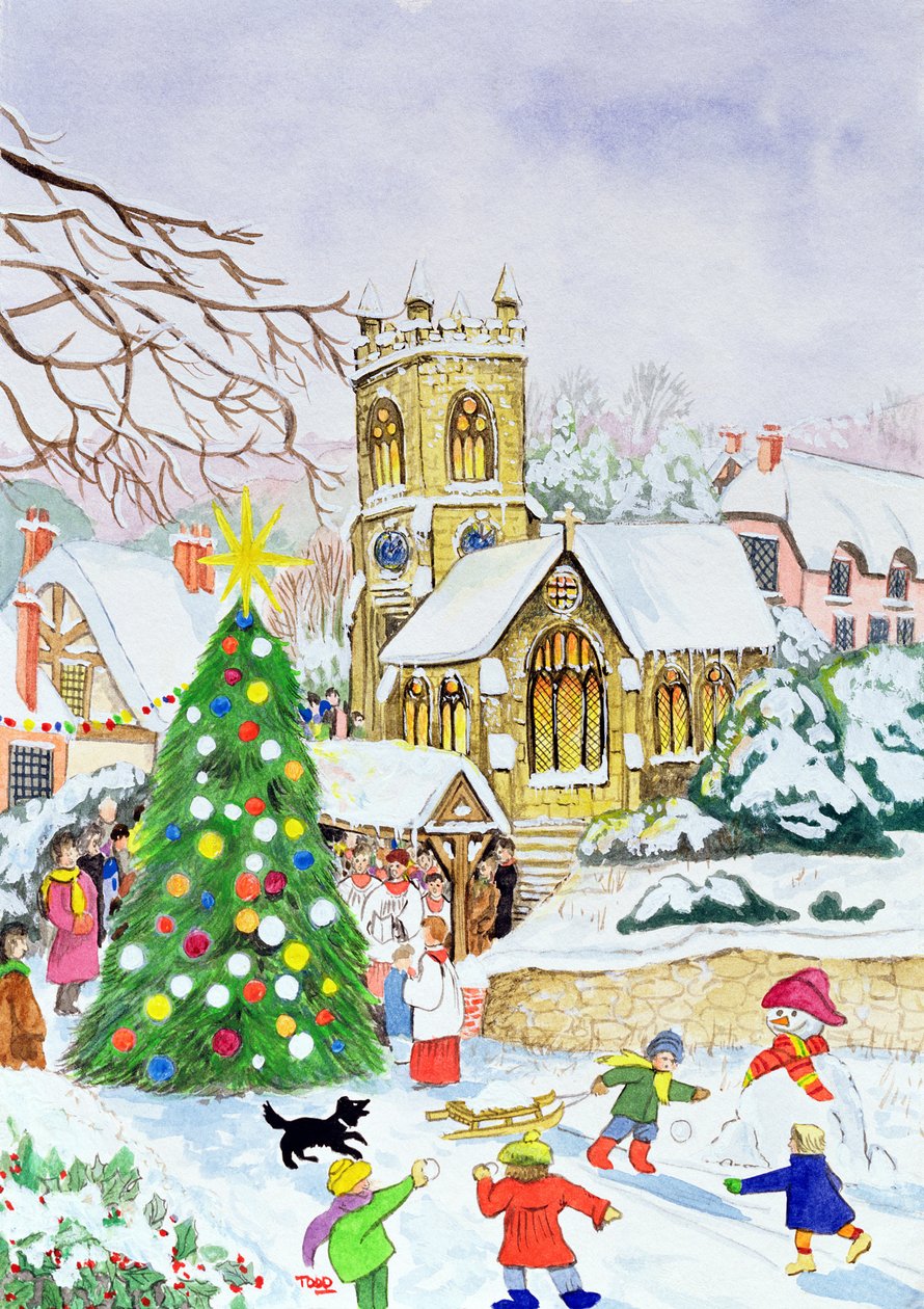Village Festivities、2005（紙にトイレ） 作： トニー・トッド