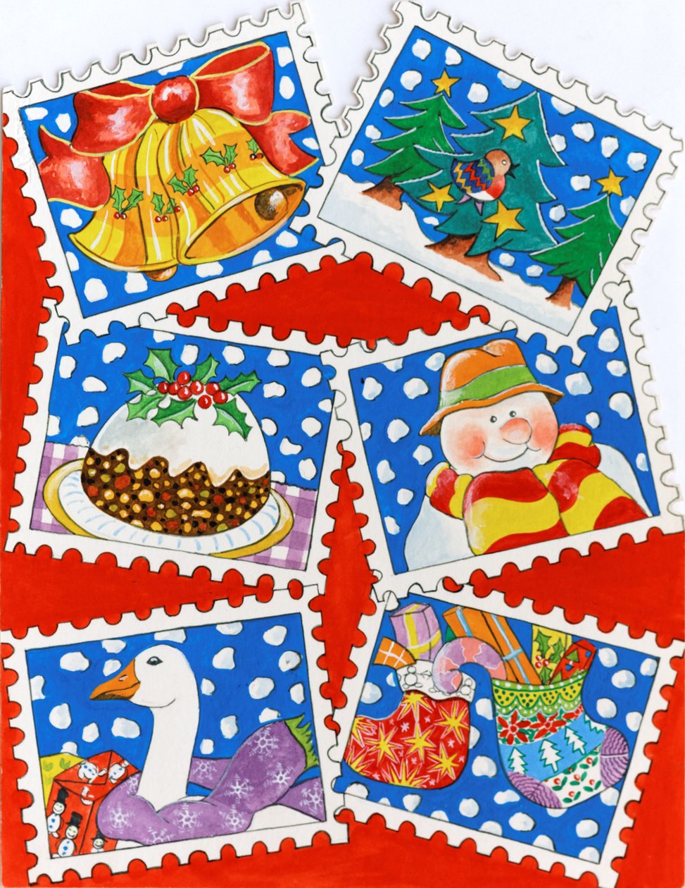 クリスマススタンプ 作： トニー・トッド