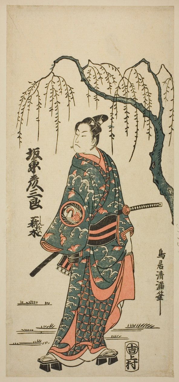 俳優・二代目坂東彦三郎 作： 鳥居清光初代