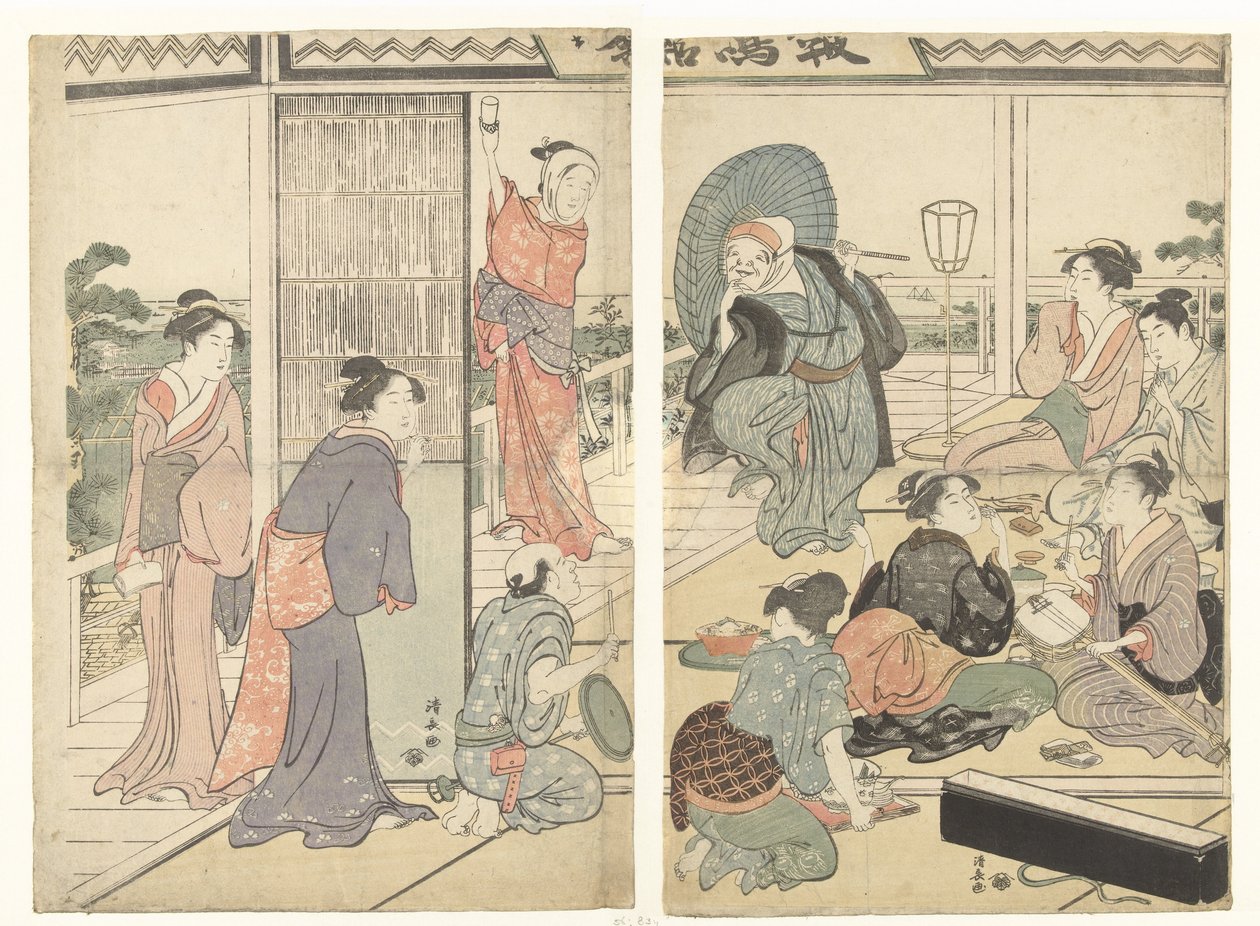 公明館茶屋のごちそう 作： 清永鳥居