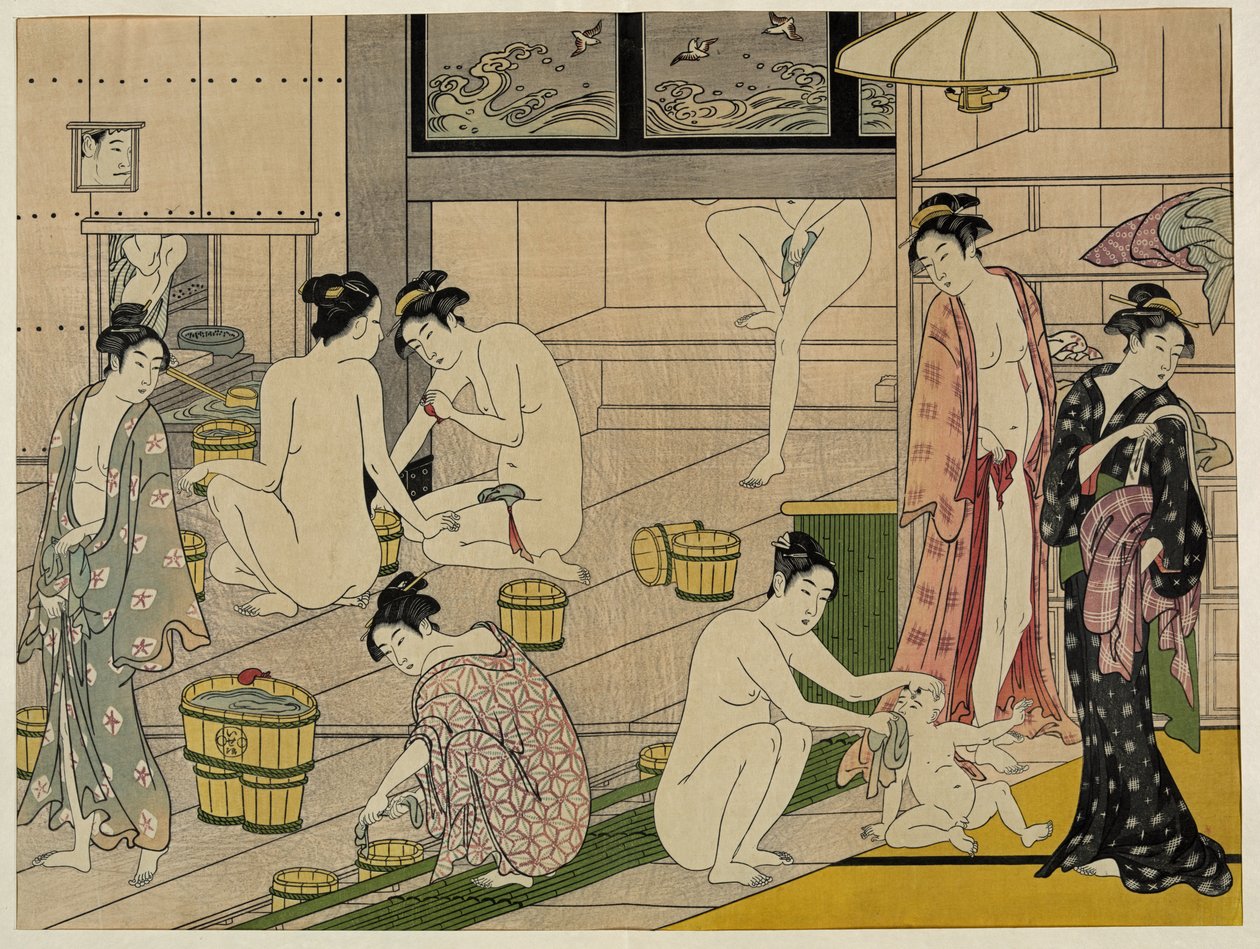 清永浴場女性 作： 清永鳥居