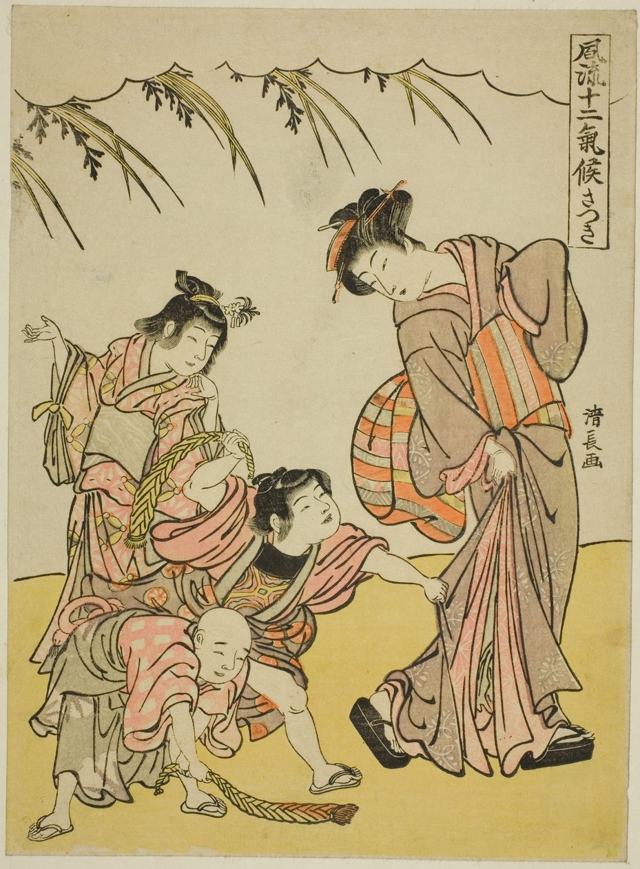 連載「おしゃれ十二季（ふりゅうじゅうにきこ）」より 五月（さつき） 作： 清永鳥居