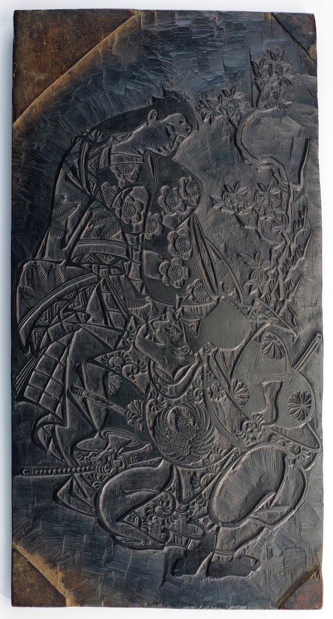 Woodblock、Recto：ハンドボールを投げるオイラン...江戸時代、CA.1685-1729。 作： 鳥居清信I