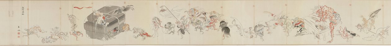 Hyakki Yako no Zu by Tosa Mitsuoki 作： 土佐みつき