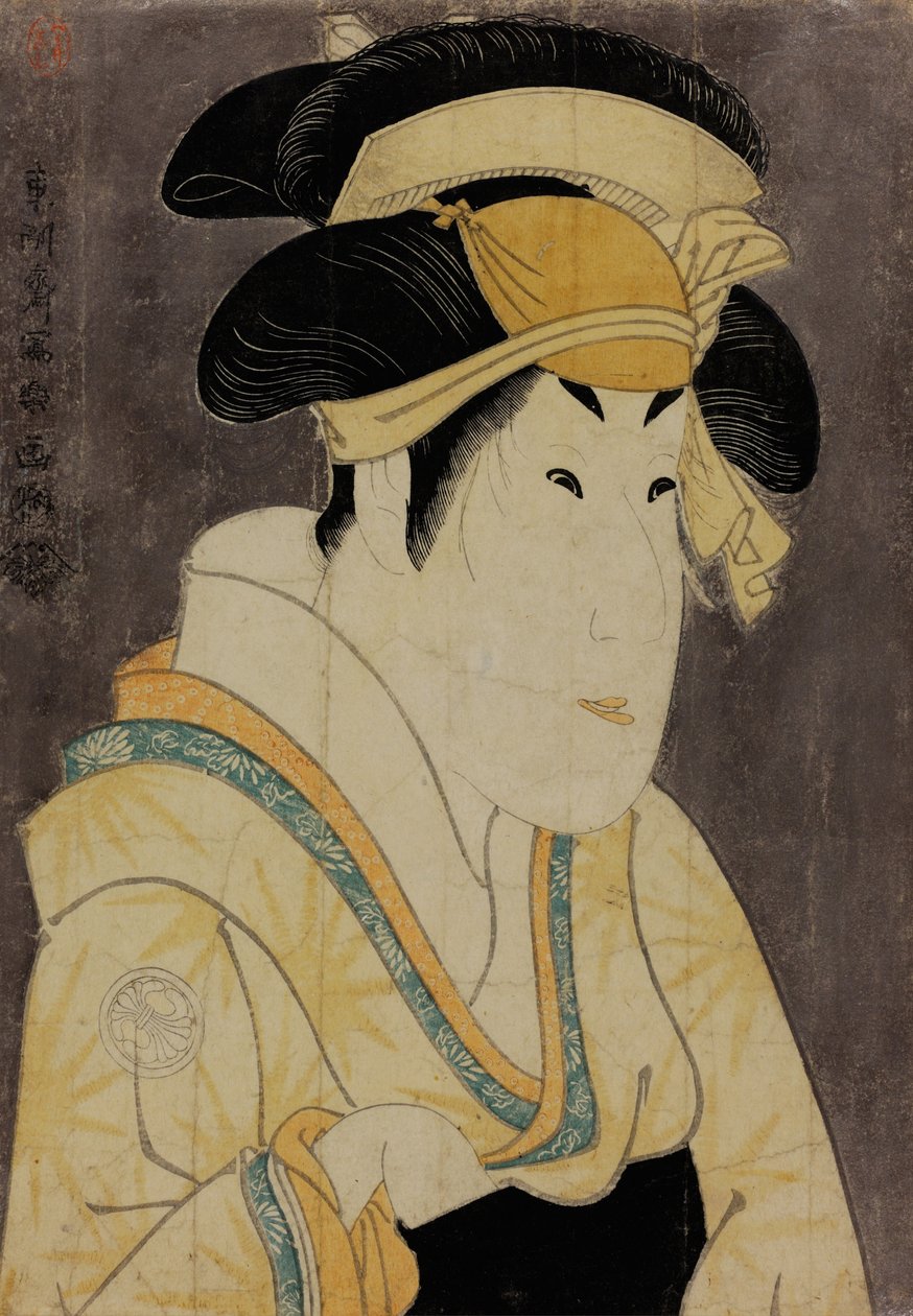 Actor Segawa Kikunojo III as Oshizu, the Wife of Tanabe Bunzo, 1794 作： 東州斎写楽