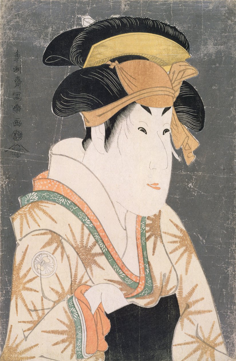 瀬川菊之城III（1751-1810）忍の役（木版画） 作： 東州斎写楽