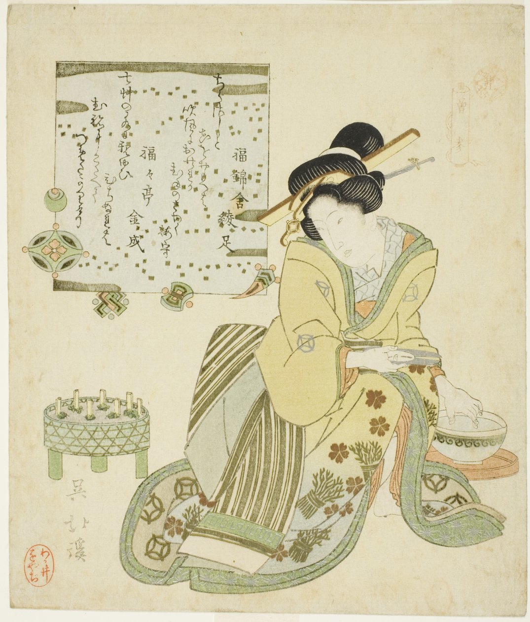 「二十四節親孝行」シリーズより曽神（そうしん） 作： 魚屋北渓