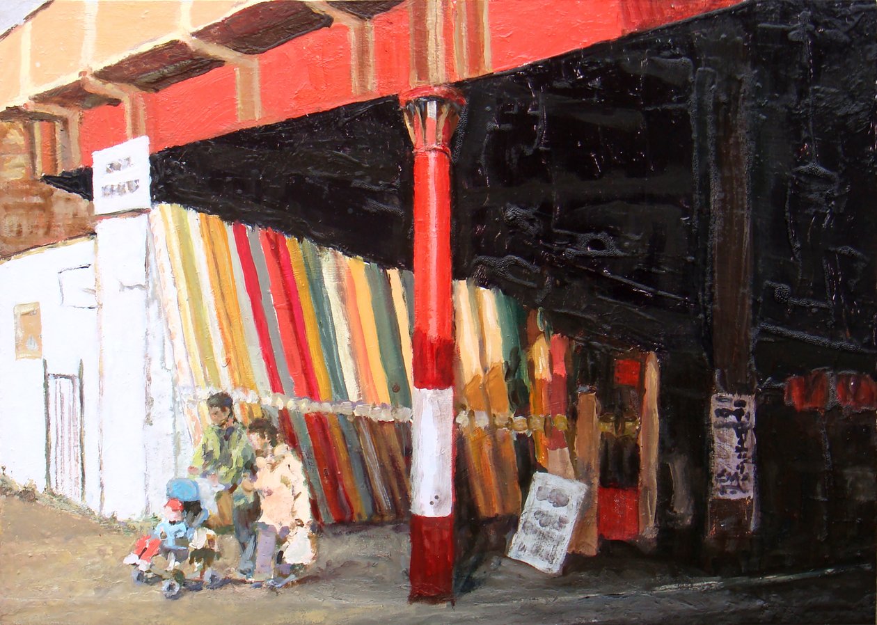 カーペット, 2008 (油彩・板) 作： トレバー・バージェス