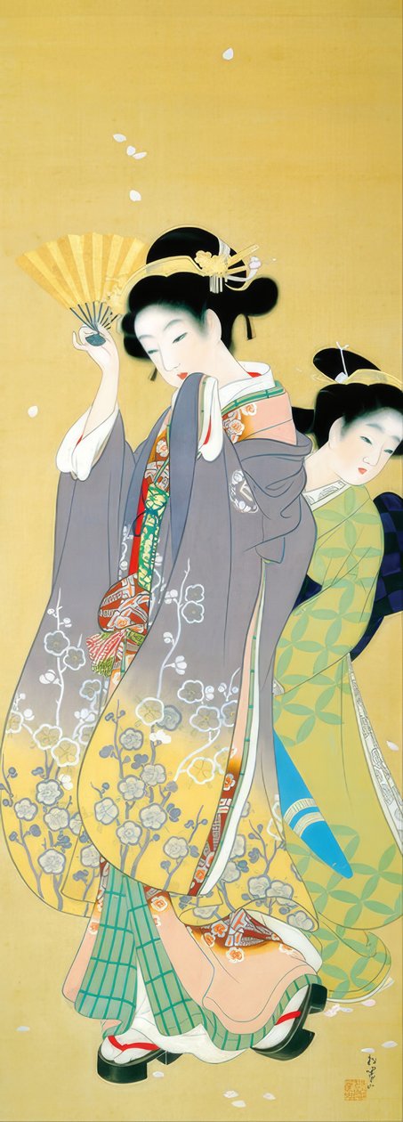お花見 作： 植村松園