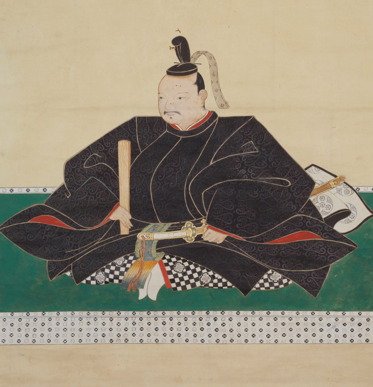 吉川元春像（随浪院海翁正恵，吉川駿河守） 作： 不明不明