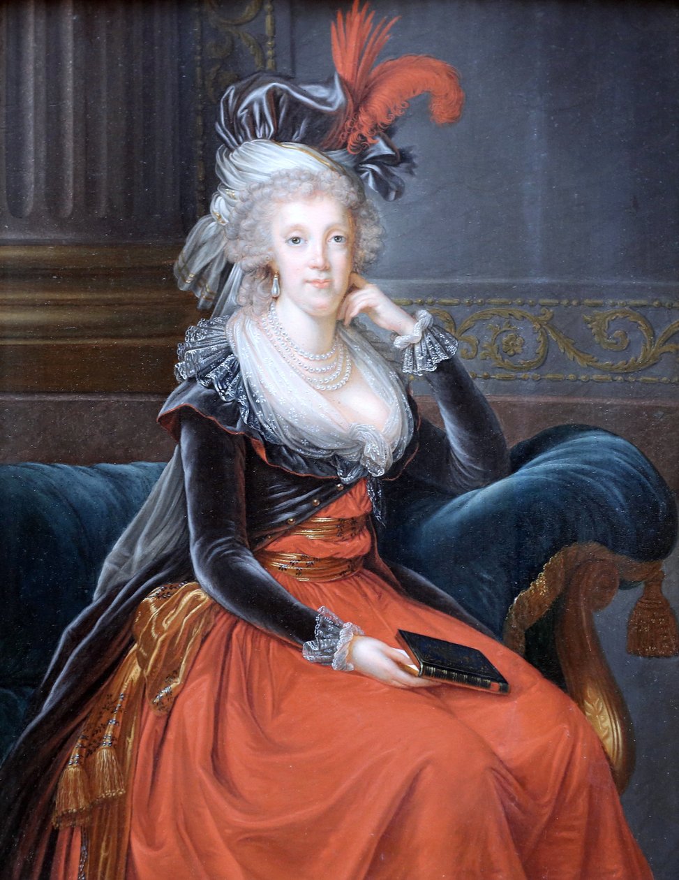 ナポリの女王の配偶者、オーストリアのマリアカロライナ（1752-1814）の肖像 作： 不明不明