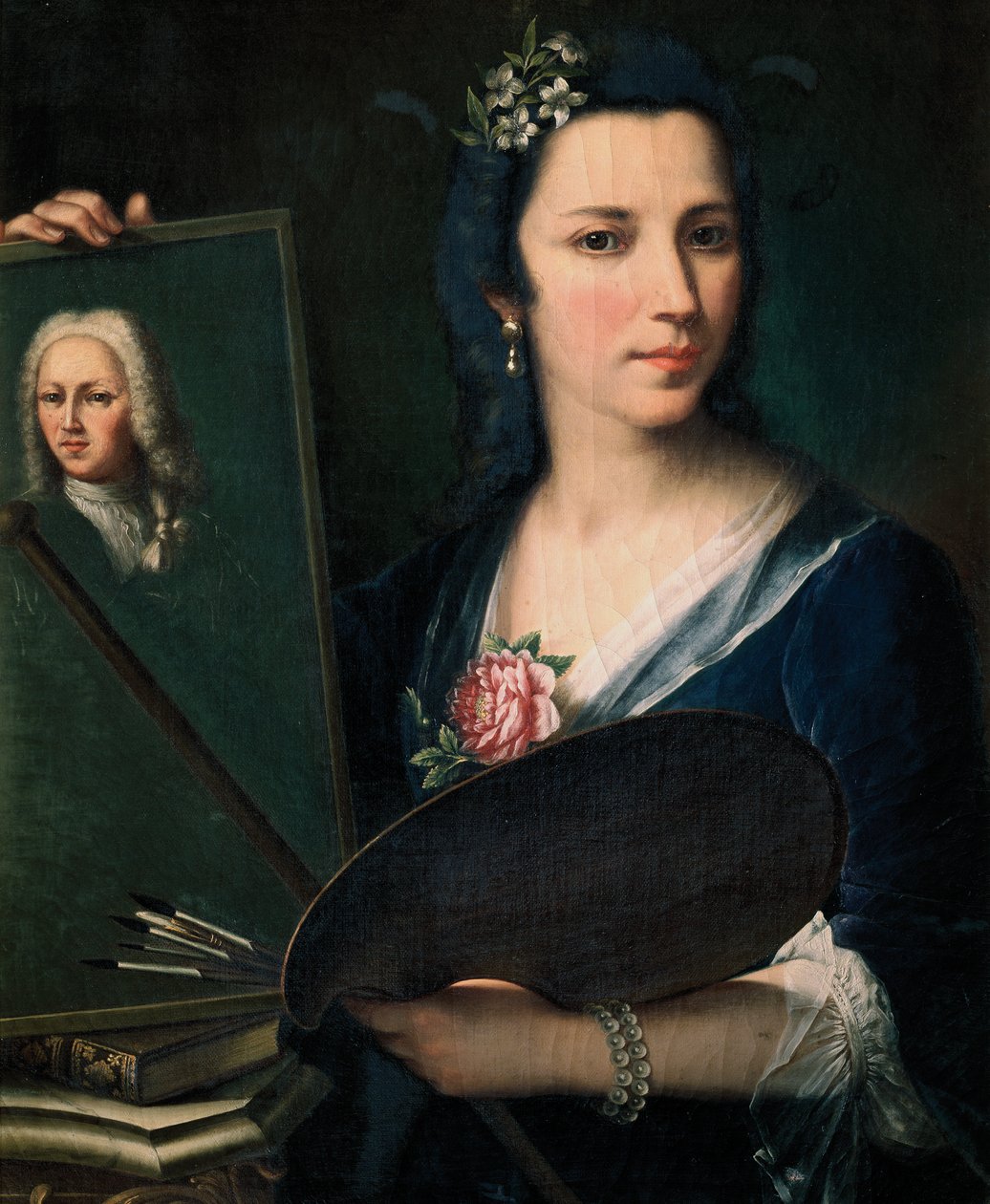 Violante Siries Cerrotiの自画像 作： 不明不明
