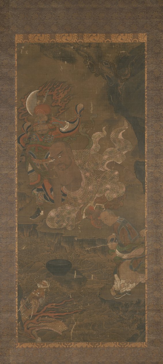 Arhat Taming the Dragon 作： 不明不明