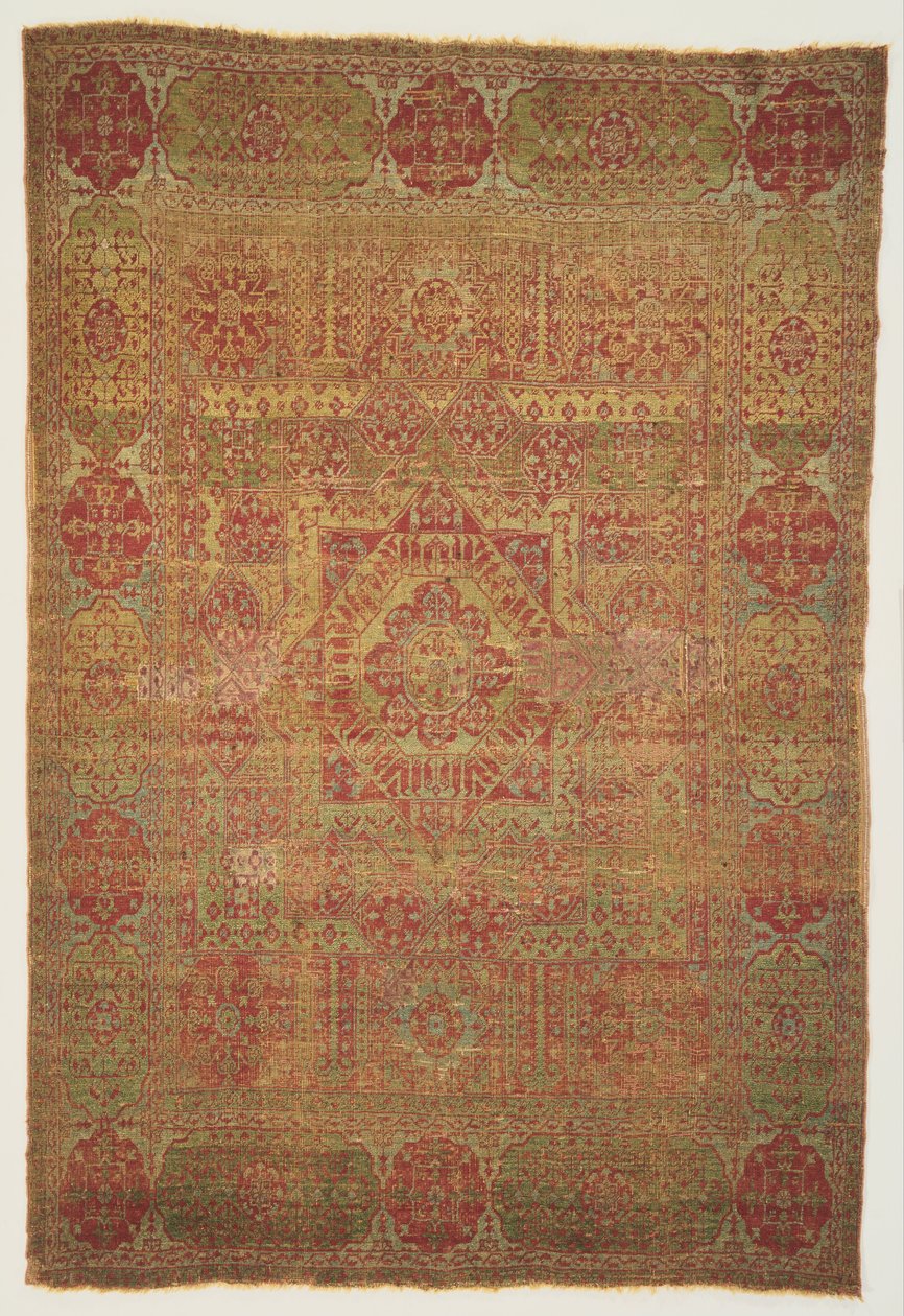 アーティスト、メーカー不明、エジプト人-Mamluk Rug 作： 不明不明