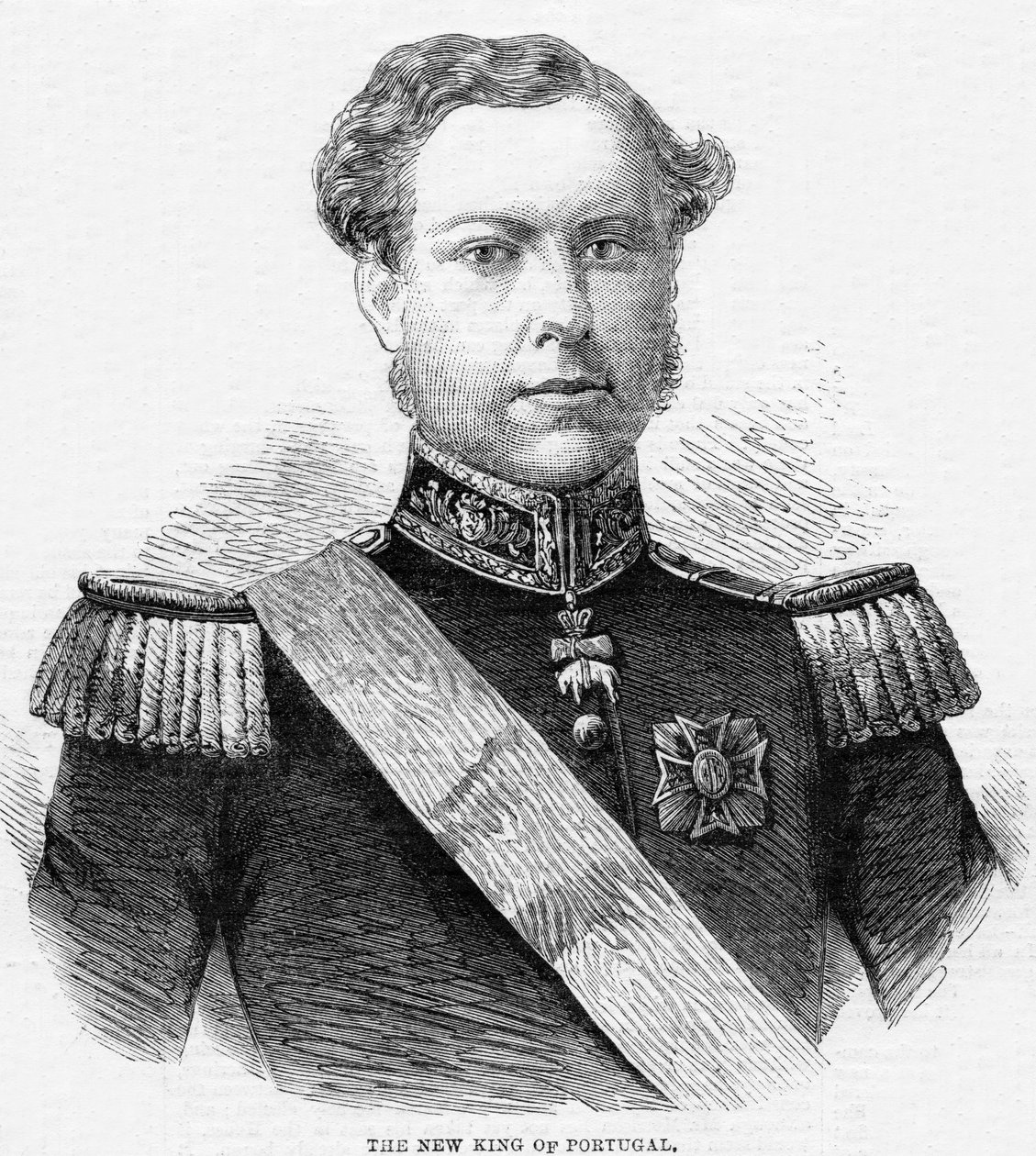 1861年11月23日、「Illustrated London News」よりポルトガル国王ルイス1世 作： 不明不明