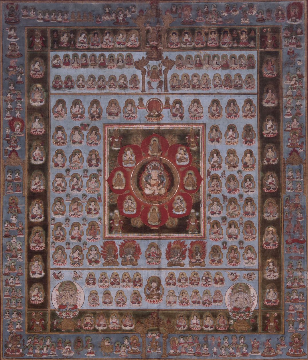 Mandala of the Two Realms (Kongokai), Senkoji, Tonami, Toyama, Japan 作： 不明不明