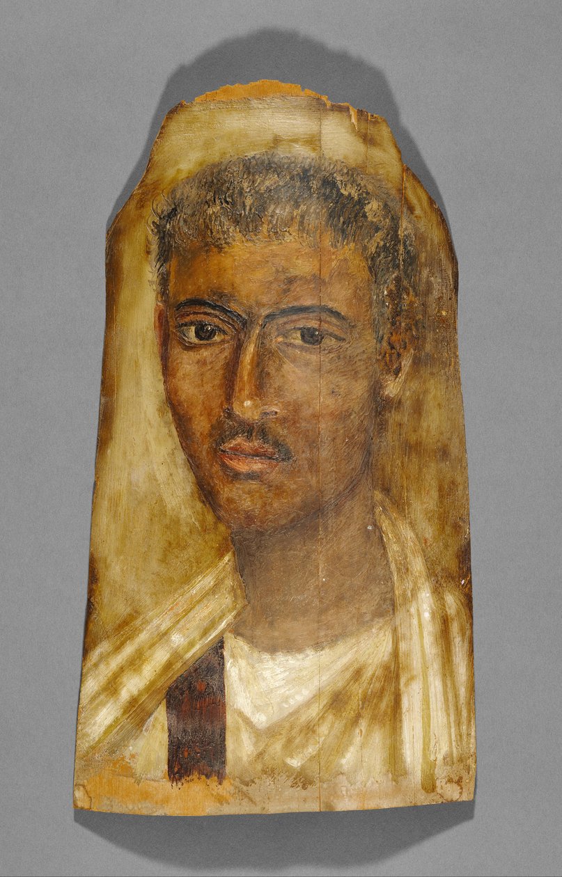 若い男のミイラの肖像 作： 不明不明