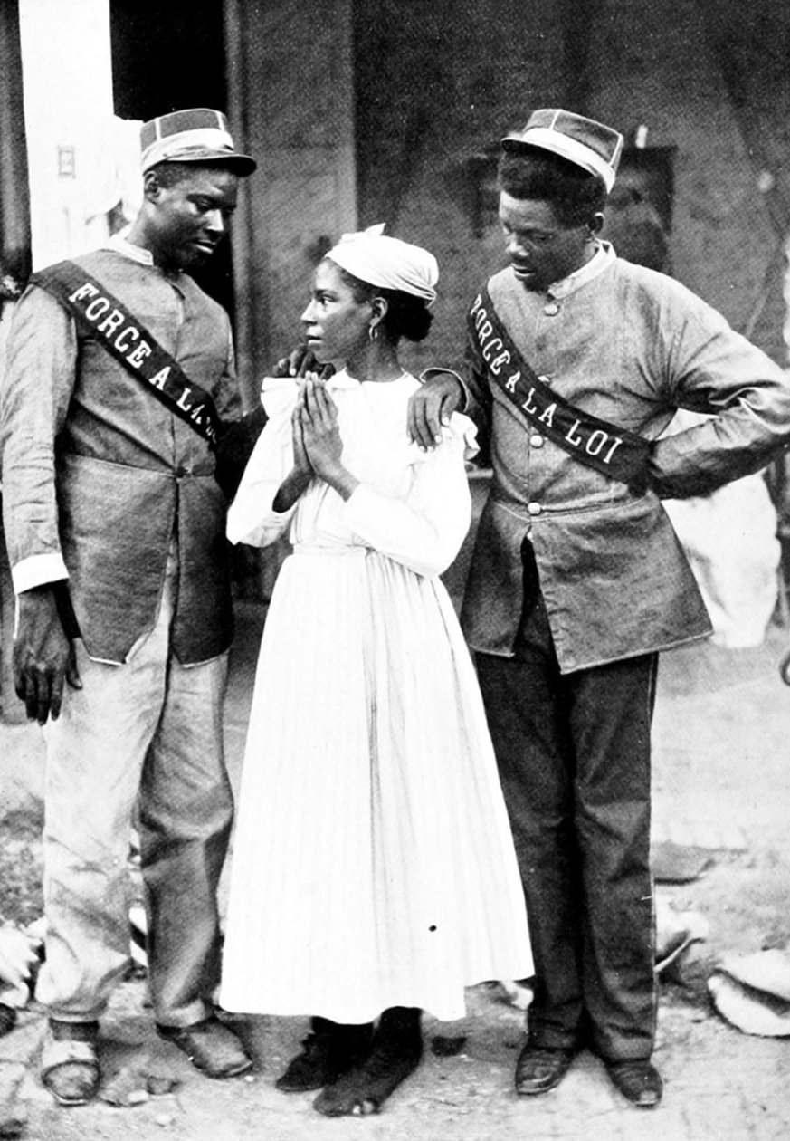 19369N HAITI 1917年にアメリカが占領する前のハイチの警察 作： 不明