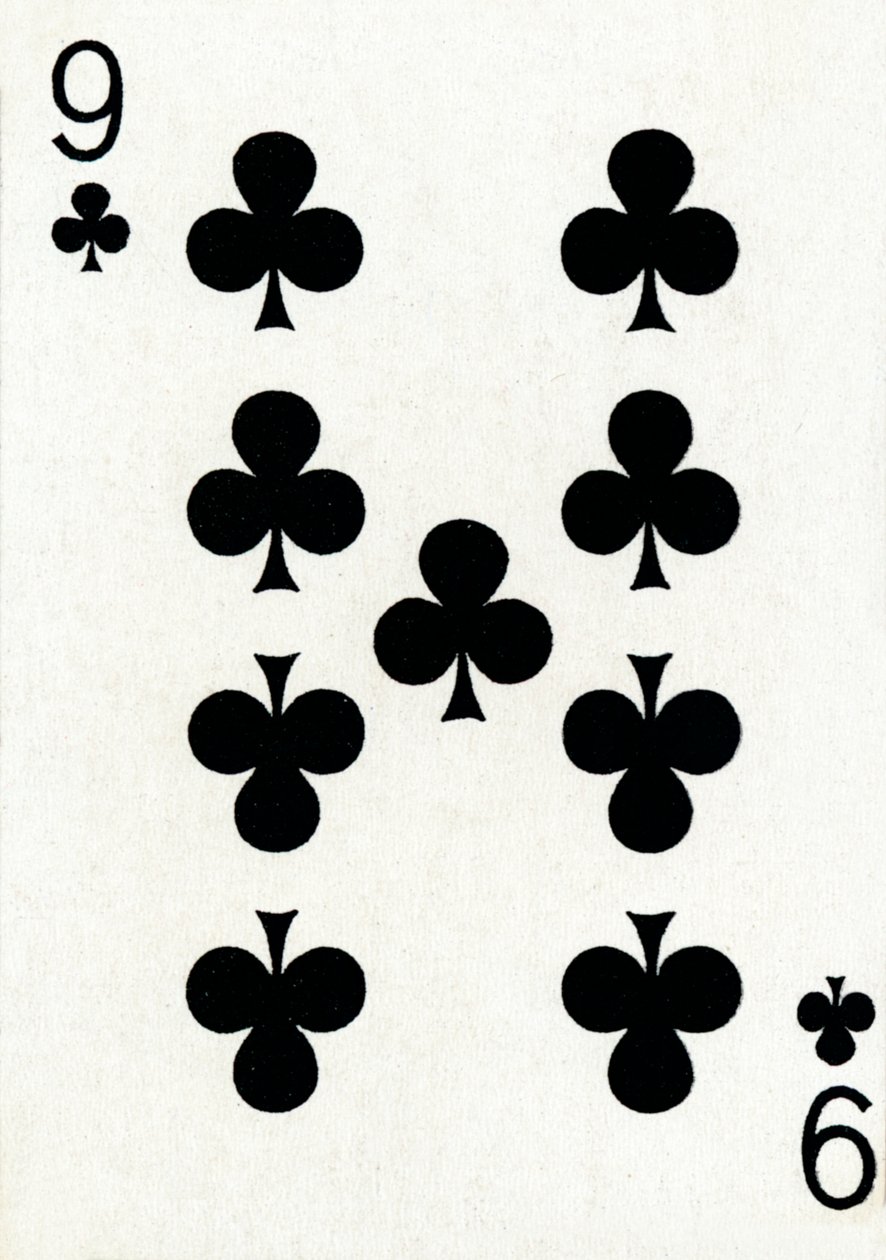 Goodall＆Son Ltd.トランプのデッキからのクラブの9つ、c1940 作： 不明