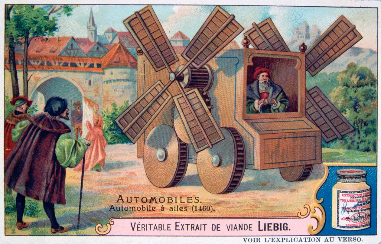 ブレード付きの車、1460、c1900 作： 不明