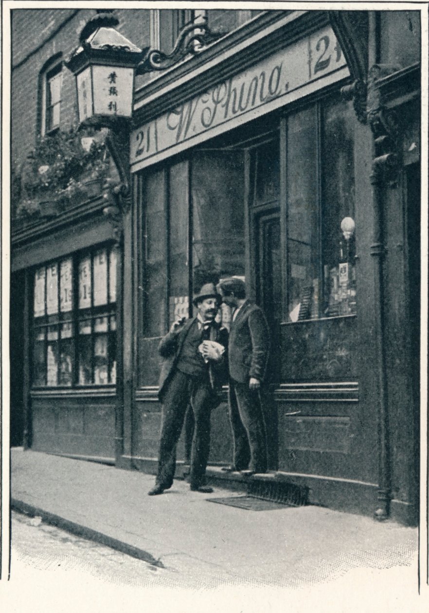 中国の店、ライムハウス、ロンドン、c1900 1901 作： 不明