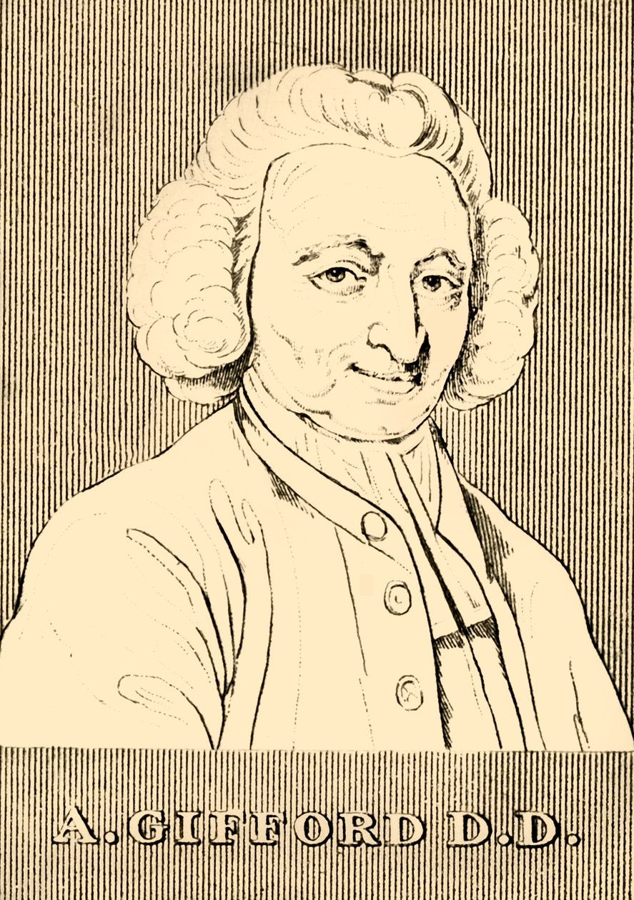 A.ギフォードDD、1700-1784、1830。 作： 不明