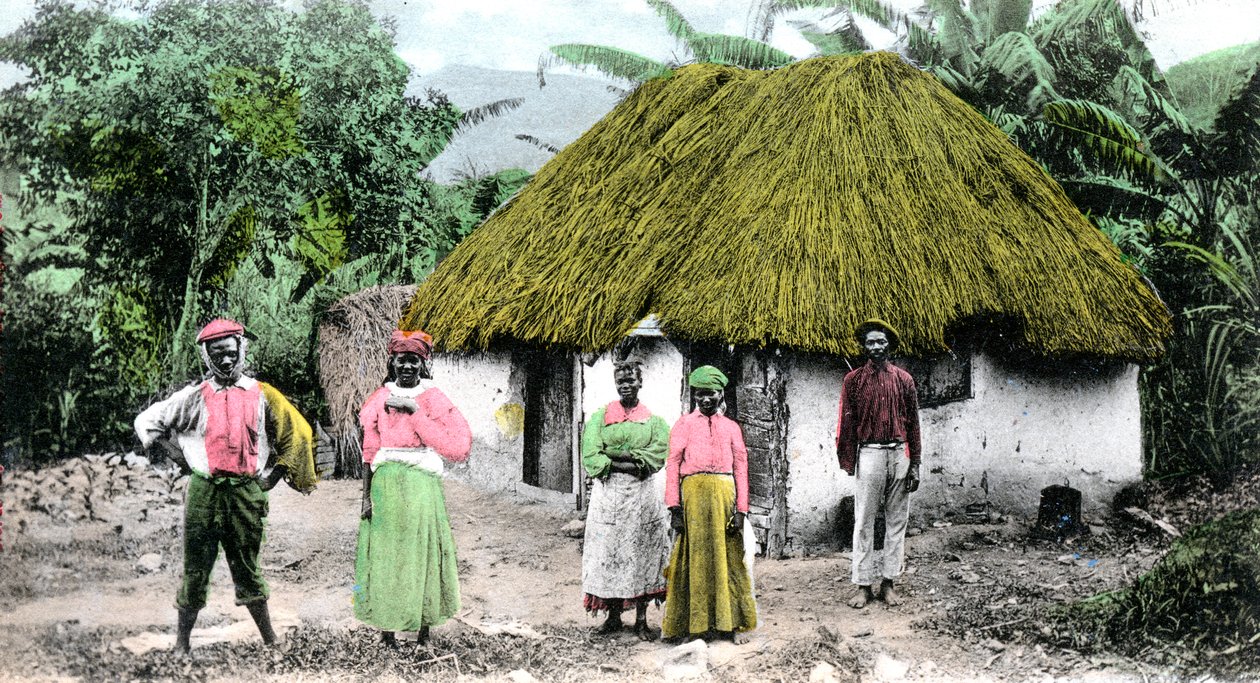ジャマイカの村、c1900年代 作： 不明