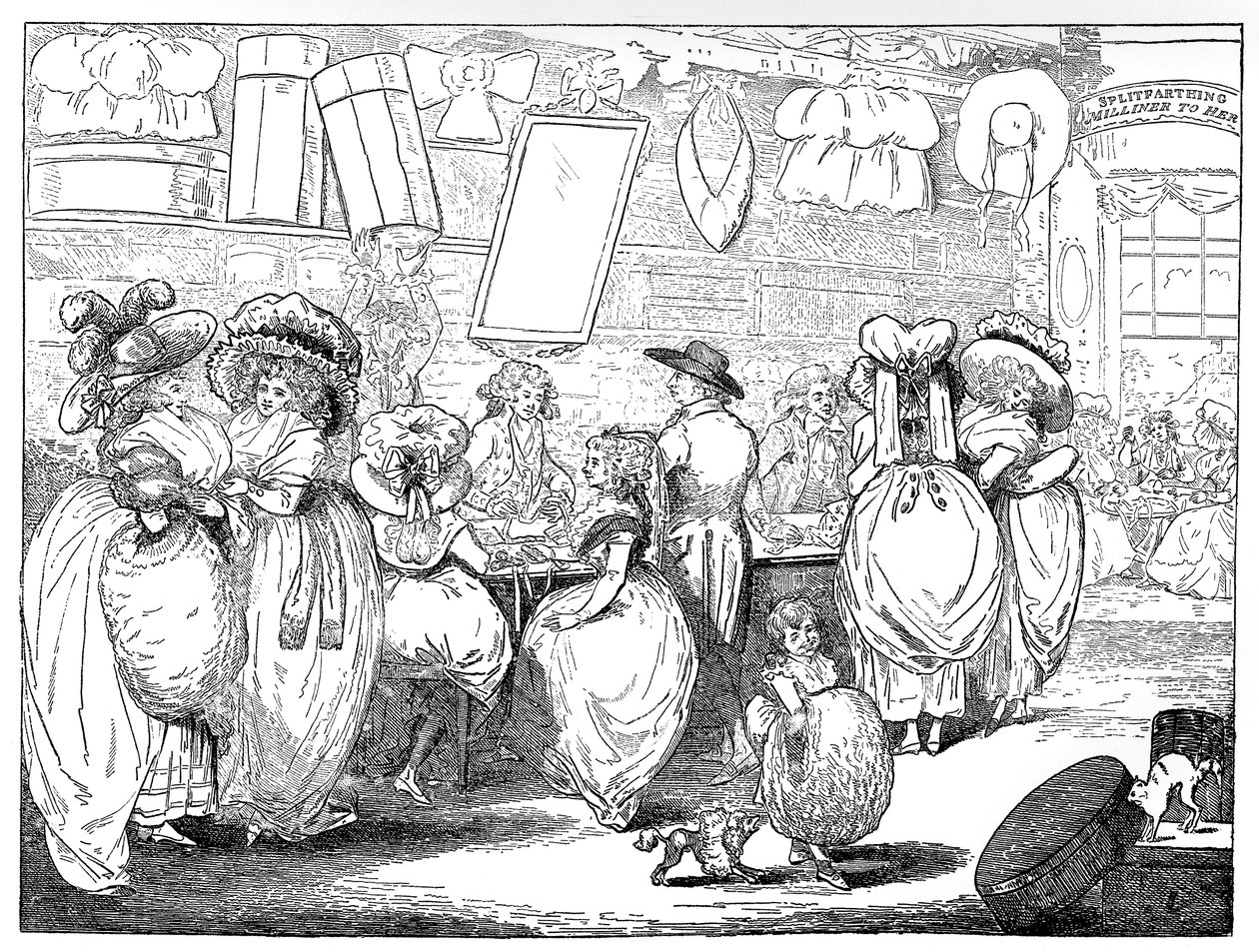 Milliners Shop、1787 作： 不明