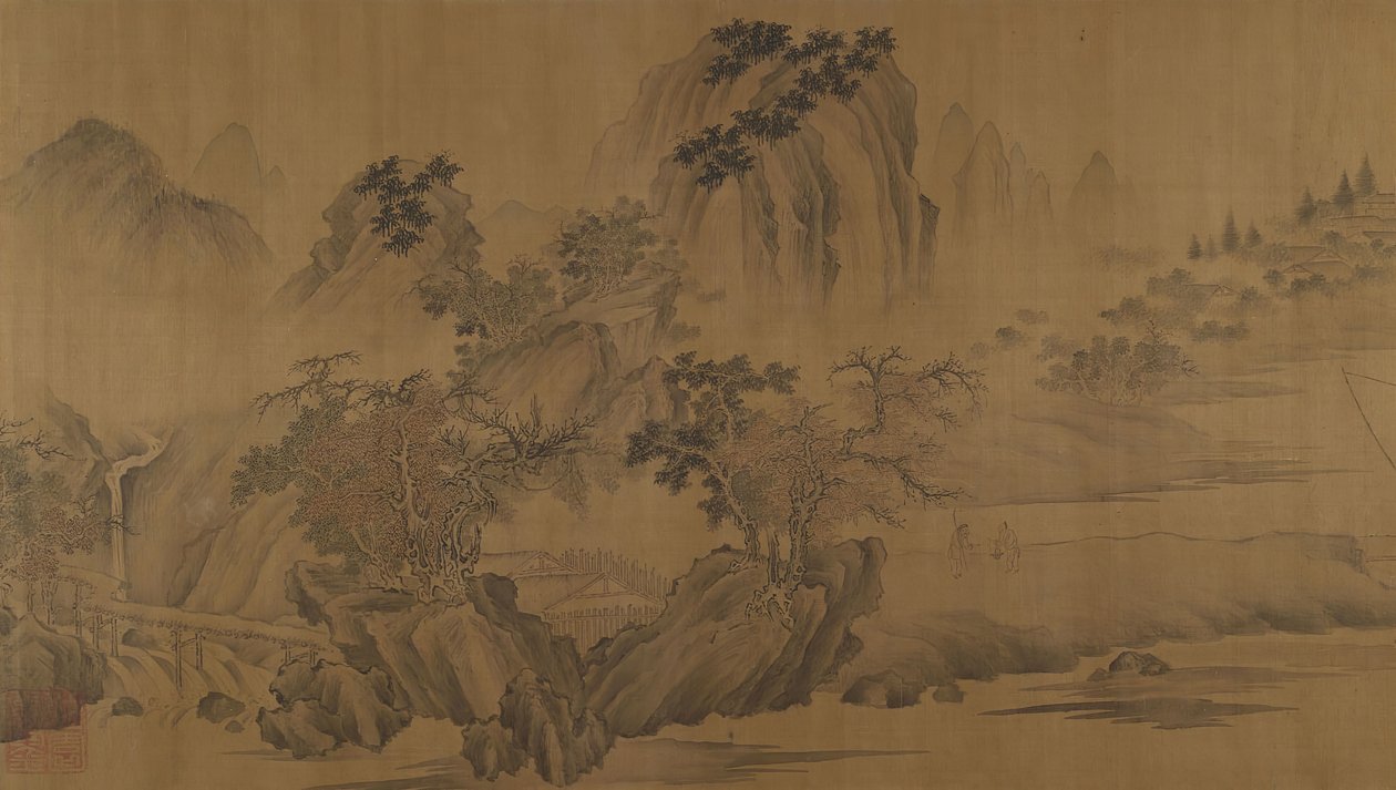 人里離れた漁村。 作： 不明