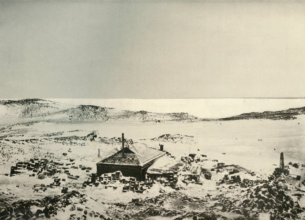 北向きに見える小屋の眺め、c1908、1909。 作： 不明