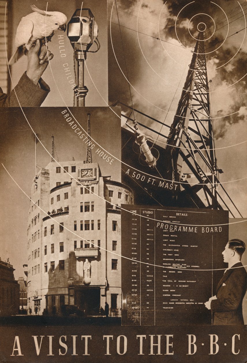 1937年のBBC訪問 作： 不明