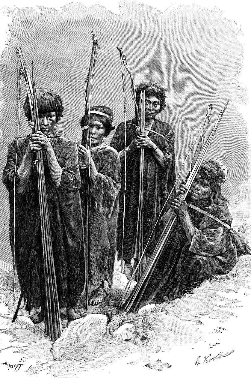 1895年、ペルーのAntis Ashaninkasのグループ 作： 不明