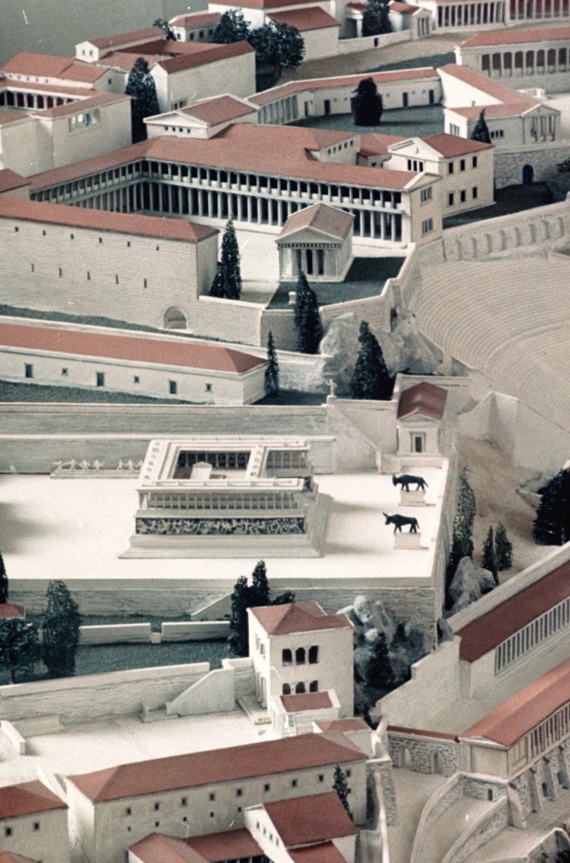ペルガモンの古代ギリシャの都市のモデル 作： 不明