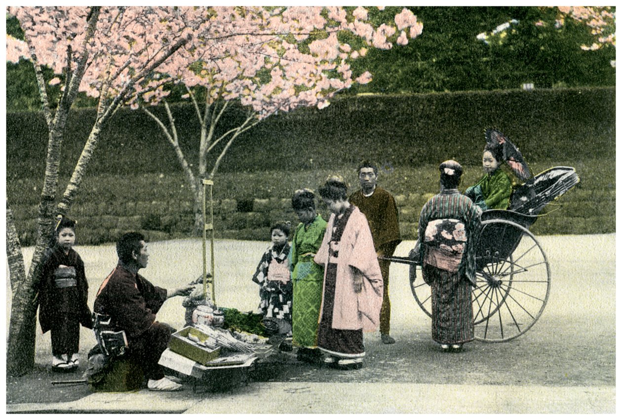露天商、日本、1904 作： 不明