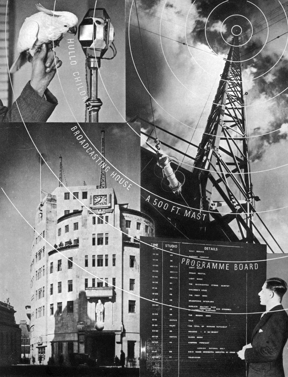 BBCへの訪問、1937 作： 不明