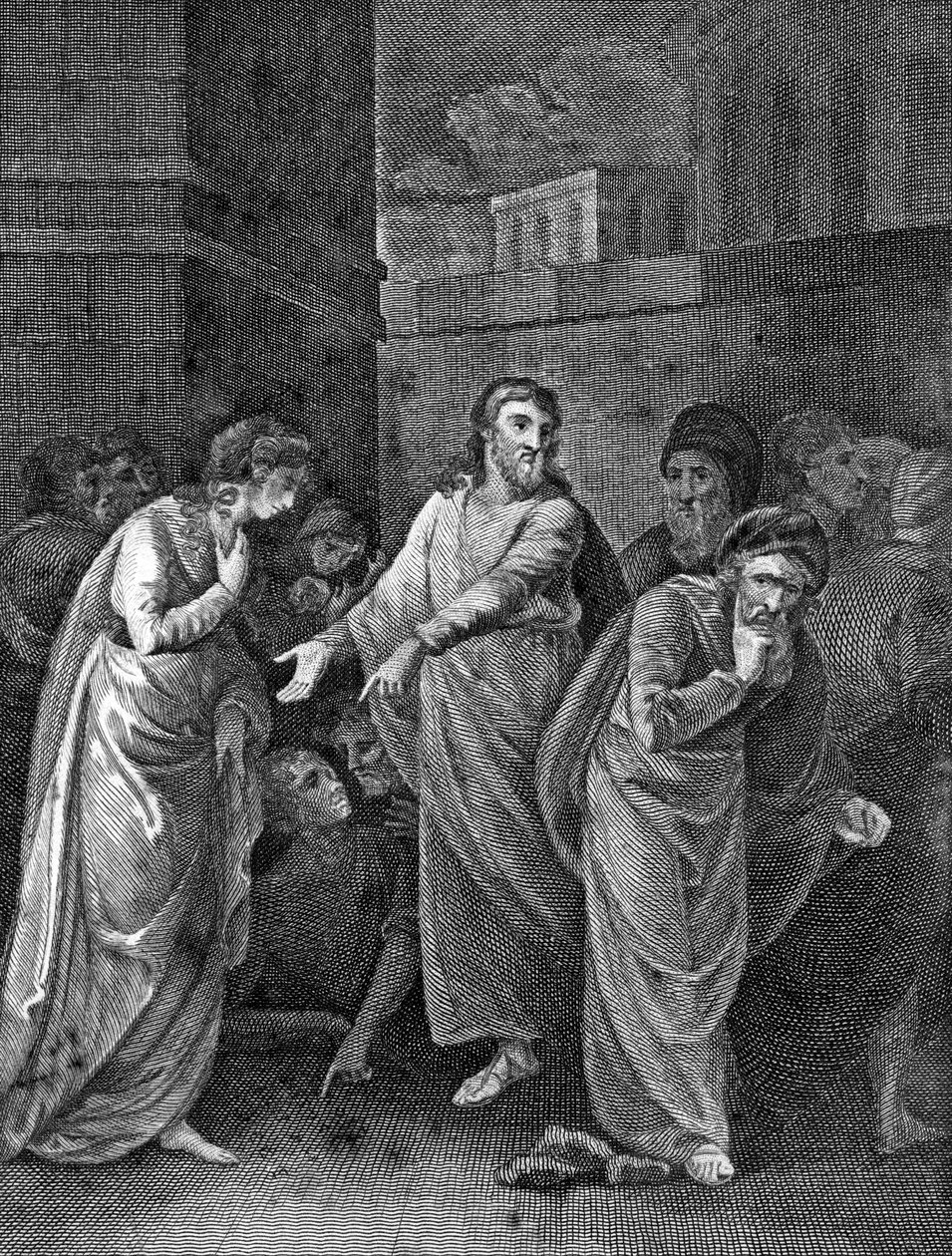 1813年、姦通罪で告発された女性 作： 不明