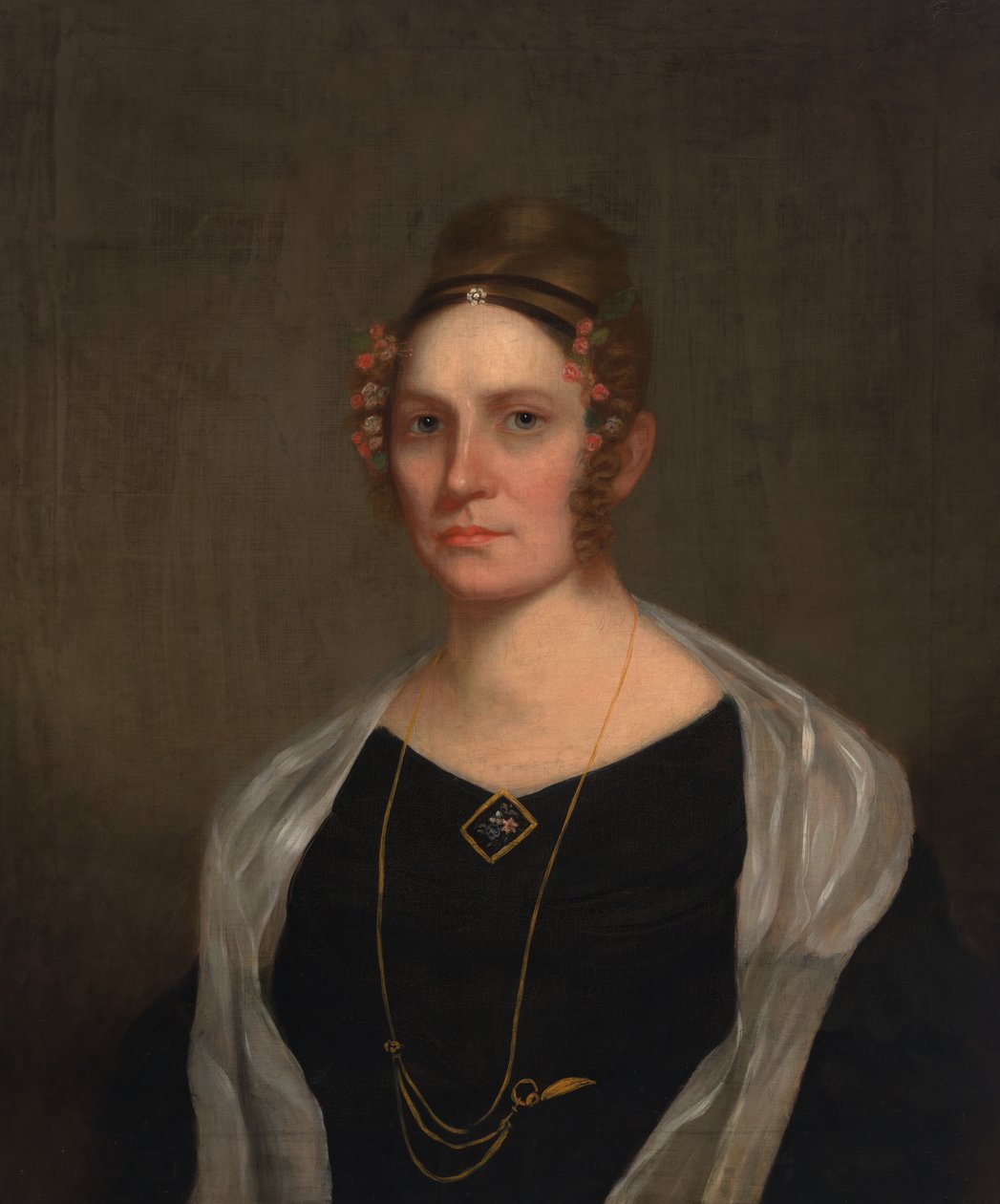 アビゲイル・パワーズ・フィルモア、c。 1840年。 作： 不明